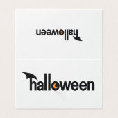 Halloween Kaart (Buitenkant ongevouwen)