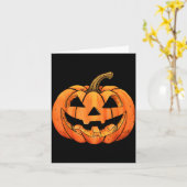Halloween Kaart (Gele Bloem)