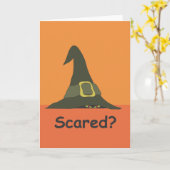 Halloween Kaart (Gele Bloem)