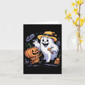 Halloween Kaart (Gele Bloem)