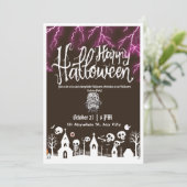 Halloween Kaart (Staand voorkant)