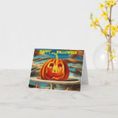 Halloween Kaart 14 (Gele Bloem)