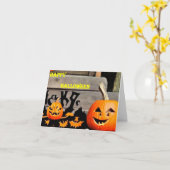 Halloween Kaart 15 (Gele Bloem)