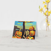 Halloween Kaart 6 (Gele Bloem)