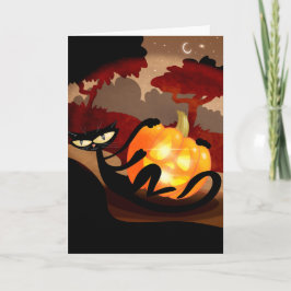 Halloween-kaart Feestdagen Kaart