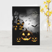 Halloween-kaart Kaart (Gele Bloem)