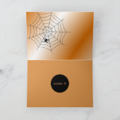 Halloween Kaart met zwarte kat (Binnen)