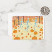 Halloween-kaart Notitiekaartje (Voorkant / Achterkant in situ)