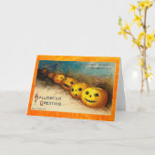  Halloween Kaart om gewoon hallo te zeggen! (Gele Bloem)