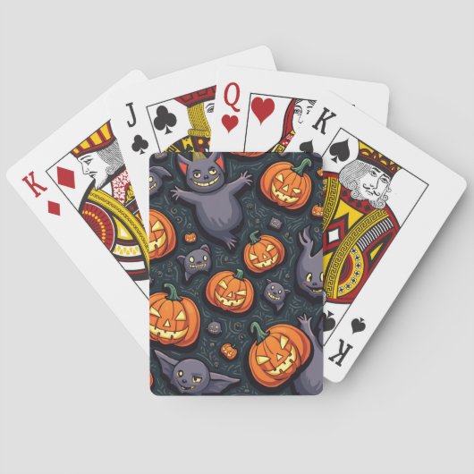 Halloween-kaart Pokerkaarten (Achterkant)