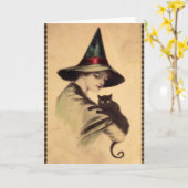  Halloween Kaart, rond 1920 Kaart (Gele Bloem)