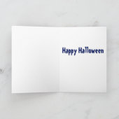 Halloween Kaart uitnodiging MONSTER PARTY leuk eng (Binnen)