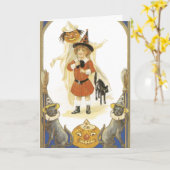 Halloween kaarten (Gele Bloem)