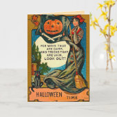 Halloween kaarten (Gele Bloem)