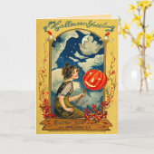 Halloween kaarten (Gele Bloem)