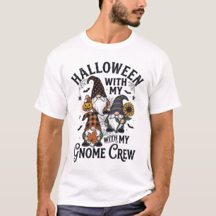 Halloween Kabouter Crew Vintage Gravure Shirt_1 T-shirt