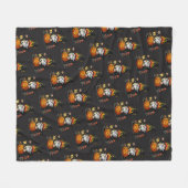 Halloween-kabouter fleece deken (Voorkant (Horizontaal))