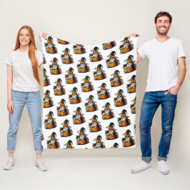 Halloween-kabouter fleece deken
