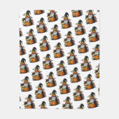 Halloween-kabouter fleece deken (Voorkant)
