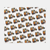 Halloween-kabouter fleece deken (Voorkant (Horizontaal))