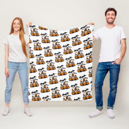 Halloween-kabouter fleece deken