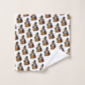 Halloween Kabouter Handdoek Set (Wasdoekje)