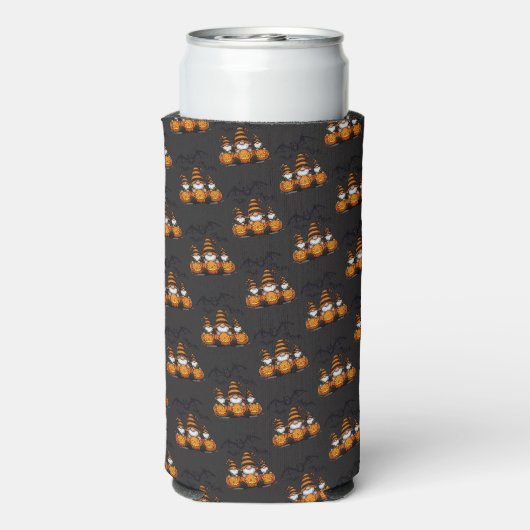 Halloween-kabouter Koozie (Seltzer Achterkant)