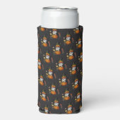 Halloween Kabouter Koozie (Seltzer Voorkant)