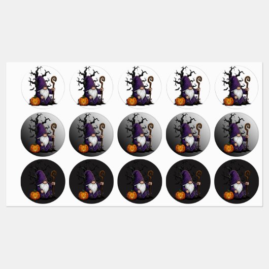 Halloween Kabouterlabels Labels (Vel)