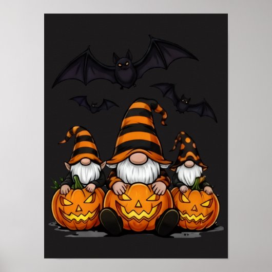 Halloween Kabouterposter Poster (Voorkant)