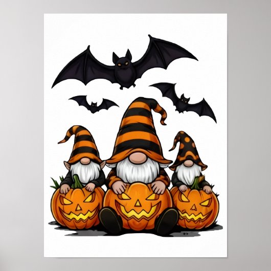 Halloween Kabouterposter Poster (Voorkant)