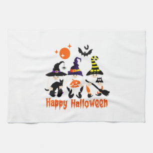 Halloween Kabouters Schattig Herfst Pompoen Herfst Theedoek