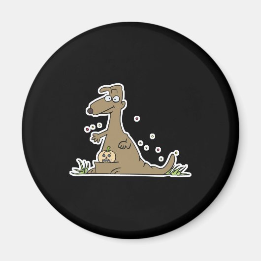 halloween kangaroo magneet (Voorkant)