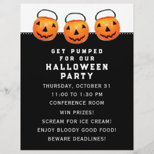 Halloween Kantoor Party Flyer