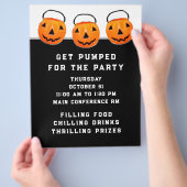 Halloween Kantoor Party Flyer (Hand)