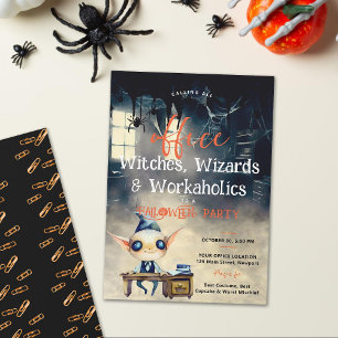 Halloween Kantoorfeest Bedrijfsmonster Grappig Zwa Kaart