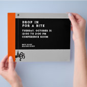 Halloween Kantoorfeest Flyer (Hand)