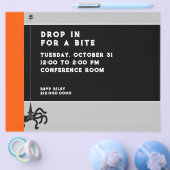 Halloween Kantoorfeest Flyer (Enkel)