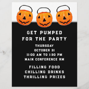 Halloween Kantoorfeest Flyer