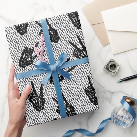 Halloween kantpatroon cadeaupapier (Geschenken)