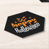 Halloween Kartonnen Onderzetters (Schuin)