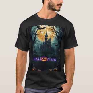 Halloween kasteel t-shirt