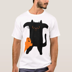Halloween kat bang t-shirt
