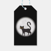 halloween kat cadeaulabel (Achterkant)