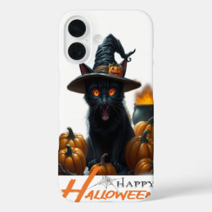 Halloween Kat iPhone 16 Hoesje