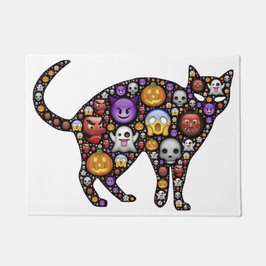 HALLOWEEN KAT DEURMAT (Voorkant)