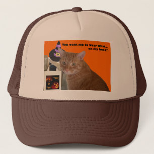 Halloween Kat - Draag wat Trucker Pet