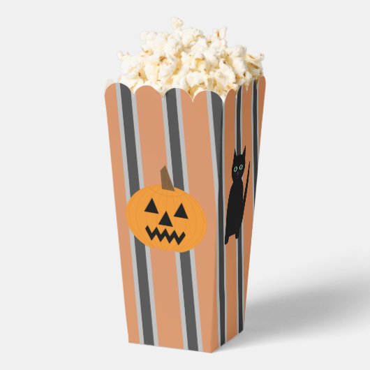 Halloween Kat Ghost Pompoen Spin Web Popcorn Bedankdoosjes (Popped)