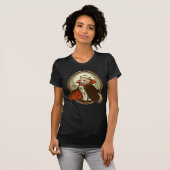Halloween Kat, Graaf Catula T-shirt (Voorkant volledig)