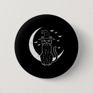 Halloween Kat Heks Maan Kostuum Vrouwen Gir Ronde Button 5,7 Cm